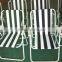 Folding tubular metal chair