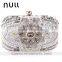 beautiful crystal flower customized design lady evening purses