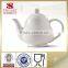 Grace tea ware, white ceramic tea pot