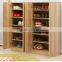 Two door MDF shoe cabinet from Shouguang