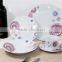 Hot sale 20 pieces white ceramic porcelain sets dinnerware