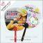 Chinese manufacturing small gift custom plastic pp hand fan for summer