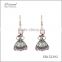 Hot New Designs Women's Vintage Jewellery Earrings Bohemian Dancing Girl Silver Plating Drop Earrings