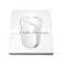 Professional supplier of squat toilet with flush / New style squatting pan