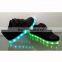 Fashionable Black pu Led Light Running Shoes Light and Soft for Men and Women Kids Runners