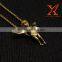 Hip Hop Jewelry Stainless Steel Micro LittleI Angel 3D GOLD Charms Pendants Supplier's Choice