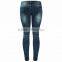 Custom Shredded Ripped Skinny Jeans For Girls
