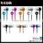 Metal earphone with mic,Metal cute earphone for girls,Metal earphones bulk-EO3007--Shenzhen Ricom