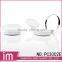 Luxury pure clear plastic custom compact makeup cases