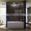 New design frameless brass hinge shower bath screen EX-233
