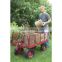High Quality Foldable 300kgs Load Metal Deck Garden Wagons