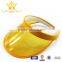 Waterproof plastic sun visor cap