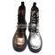 2015 Hot Selling Shining Latest Hip Ladies Flat Boots