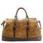 Wholesale genuine leather canvas Shoulder Weekender Bag