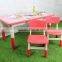 Top sale plastic study table and chair set