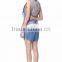 Fancy sleeveless ladies cotton denim jackets (JX011)