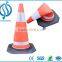 Flexible EVA traffic road safety cone for roadway safety