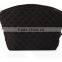 Leather simple clutch diamond-type lattice cosmetic bag Kindworkmanship