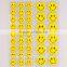 Custom hot sale self adhesive classical smile face sticker 3d puffy decorative sticker for chirldren