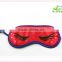 Promotional disposable black satin sleeping cover eye mask , sleeping fancy fabric eye mask for relaxing