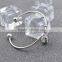 Latest Design Vogue Jewellery Bangle High Polished Real Gold Hollow Ball Center Clean Stone Pendant Cuff Adjustable Bracelets