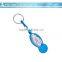 plastic trolly coin keychain, custom made keychains