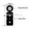 FTTH Flat LSZH sheath drop optical fiber cable ,2 core FTTH drop cable