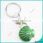 Zinc Alloy Metal Colorful Shell Key Chain