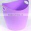 Multi-color New Style Plastic Storage Basket with Handle