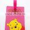 PVC Luggage Tags Manufacture Animation Printed Cute Bag Tags Wholesale
