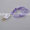 High Quality Bling Bling Glitter Audio Cable 3.5MM Audio Jack Cabe 1m, male to male aux cable 3.5mm