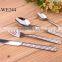 New style single cheap stainless steel cutlery set