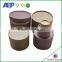 brown color plain magnetic round gift boxes wholesale