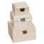 factory sale FSC&SA8000 empty pine wooden candy jewelry storage gift packing box for christmas decorative