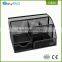 EasyPAG heavy duty 6 grid school supplies metal mesh desk organizer