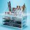 Multilayer Drawer Transparent Acrylic Makeup Bag Cosmetic Organizer Storage Box