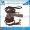 Running Dog Leather Pet Collar Leash