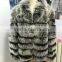 new arrival fashion silver fox fur coat for women FC04