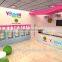 Saudi Arabia Self Frozen Yogurt Shop Furniture, Retail Frozen Yogurt Shop, Frozen Yogurt Kiosk Design for Sale