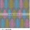 TJ-3837 Transparent emboossed tablecloth with golden & silver