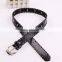 Fashion PU belt with braided borders for ladies