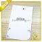 Customized LOGO printing Clear Paper hang tag