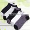 Custom Solid Color Mens Gift Box Short Ankle Socks,Black,white and grey color Mens Socks Wholesale
