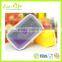 Mirowave Safe 450ML Silicone Collapsible Lunch Box With Lock, Foldable Food Container