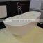 Chinese freestanding cheap round solid stone bathtub for adults