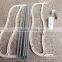 White color slatwall rack for shoes