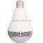New Smart RGBW Wireless Bluetooth Speaker Bulb Music Playing Dimmable 12W E27 LED Bulb Light Lamp