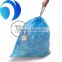 2016 Biodegradable hdpe plastic drawstring trash bag with large capacity