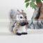 OEM wholesale price plastic grey squirrel plush toys