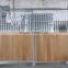 drinking bucket and feeder available Indoor bamboo filled horse stable
